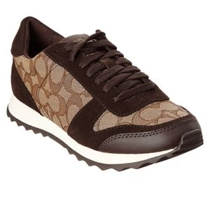COACH Mason Sneaker in brown khaki/chestnut
